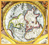 Mappa antica - Mappamondo di Mattheus Seutter, 1700